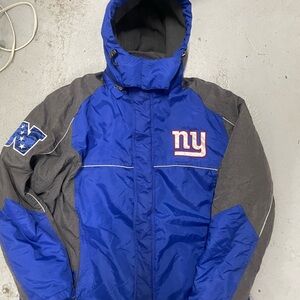 New York Giants Officially Licensed NFL GIII Fleece Lined Coat Jacket Xl